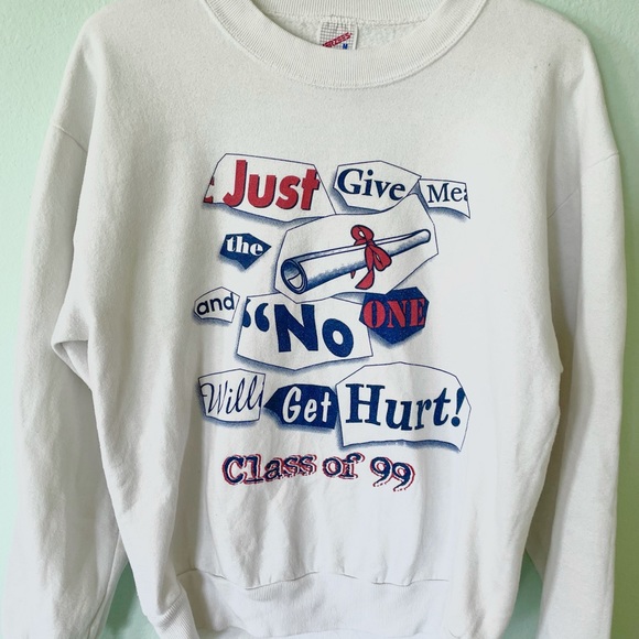 vintage 1999 graduation crewneck! - Picture 1 of 4